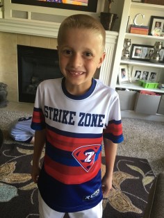 4.24.16 Drew new SZ jersey&amp;new haircut