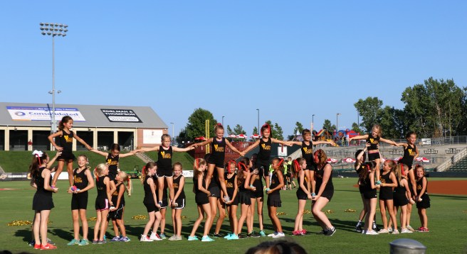 7.21.17 Reece_Cheer Performance TBones Game (14)